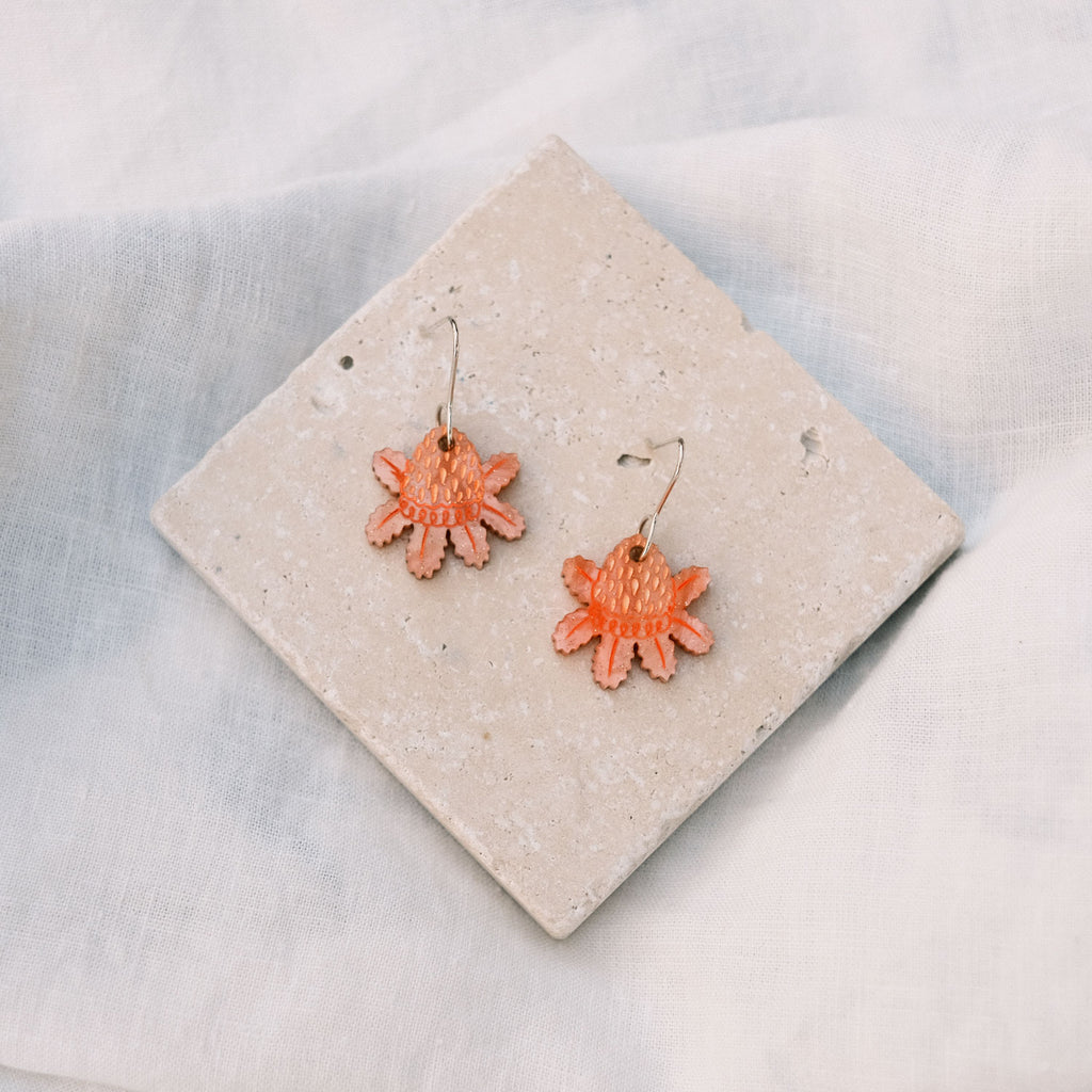 Banksia Earrings - Tiny