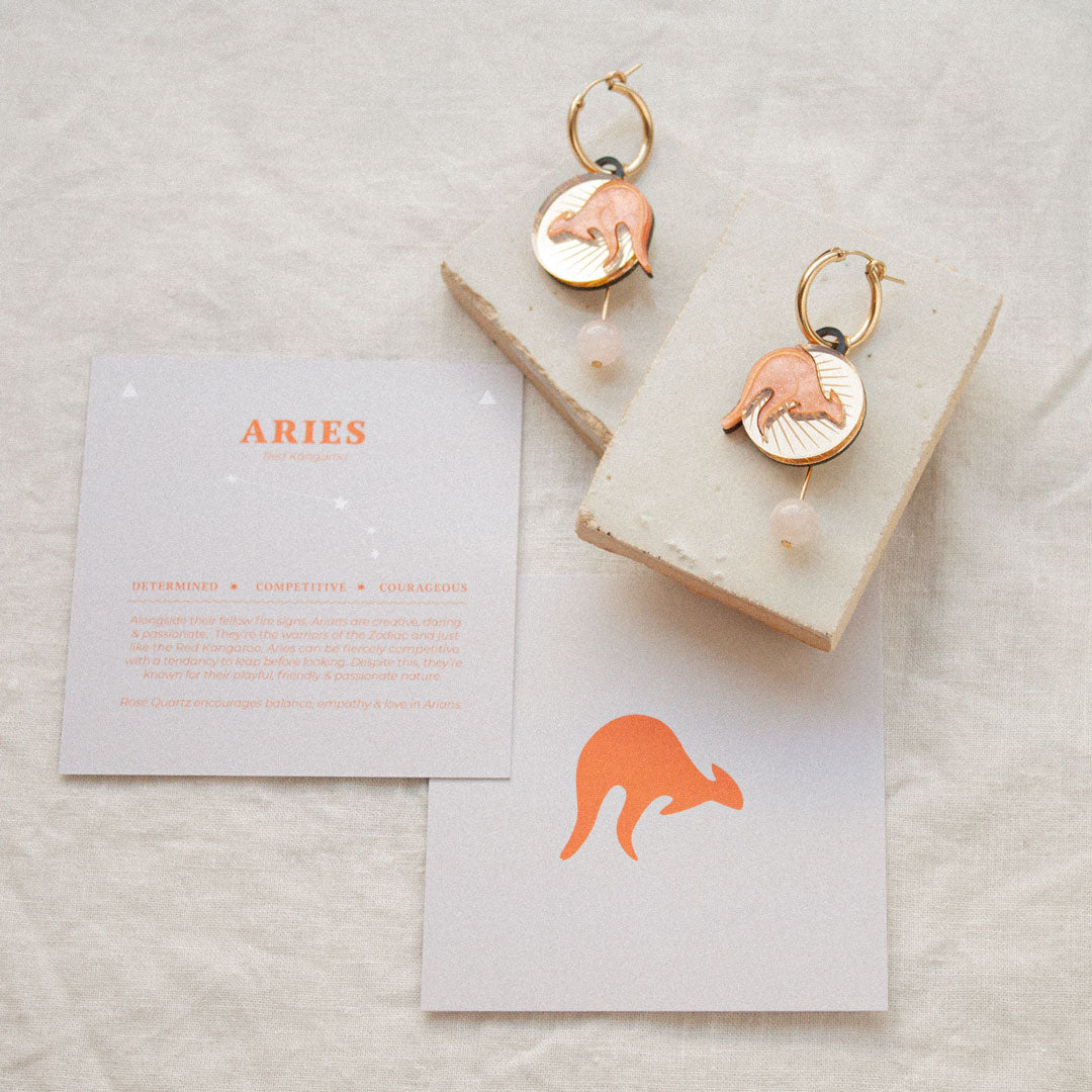 Kangaroo earrings 2024