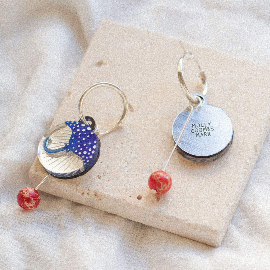 Scorpio hoop new arrivals earrings