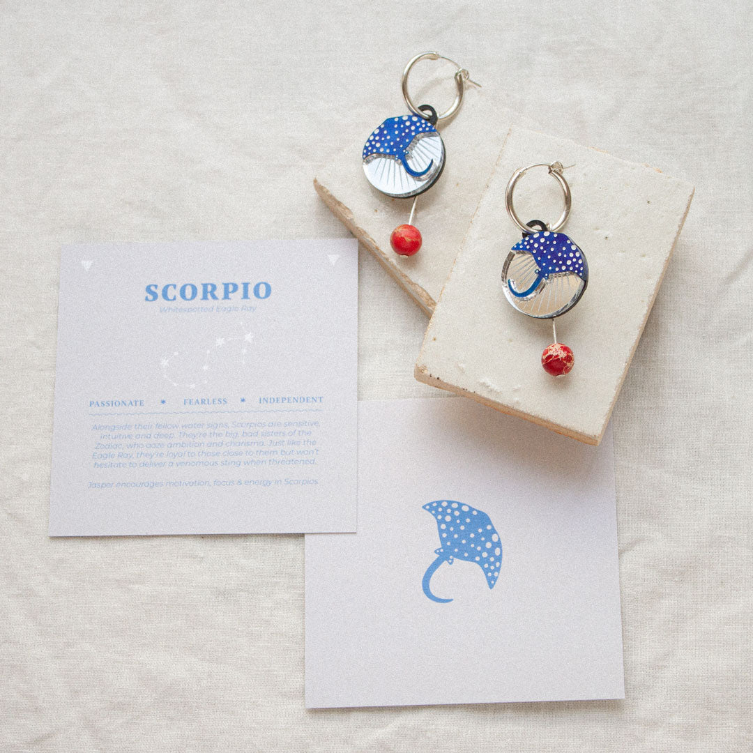 Scorpio hotsell hoop earrings